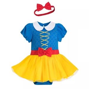 Disney Store Snow White bodysuit and headband 9-12m